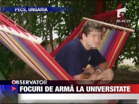 Focuri de arma la universitate