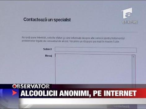 Alcoolicii anonimi, pe internet