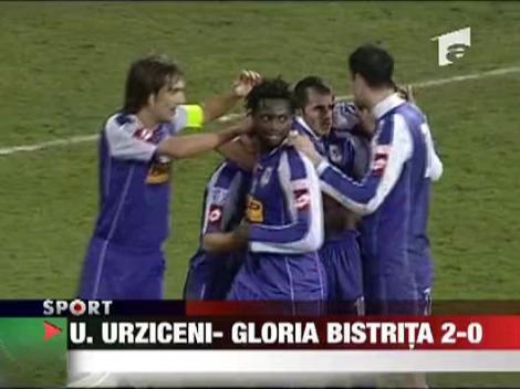 U Urziceni - Gloria Bistrita: 2-0