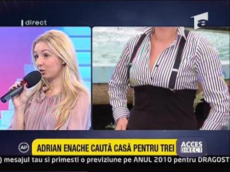 Adrian Enache cauta casa pentru trei