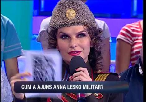 Anna Lesko in armata?!