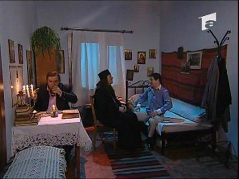 Gigi Becali la calugar