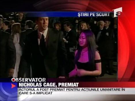 Nicolas Cage premiat