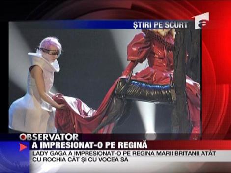 A impresionat-o pe regina