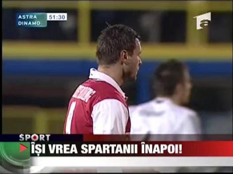 Isi vrea spartanii inapoi!