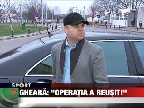 Nicu Gheara: "Operatia lui MIrcea Sandu a reusit!"