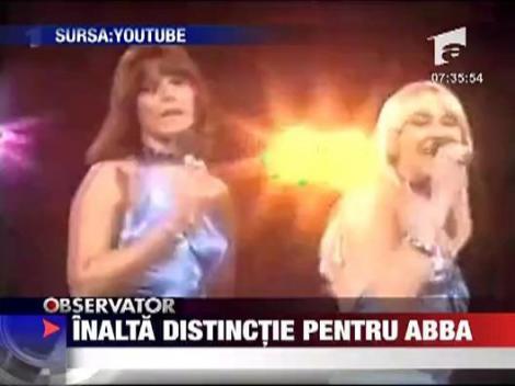 Inalta distinctie pentru ABBA