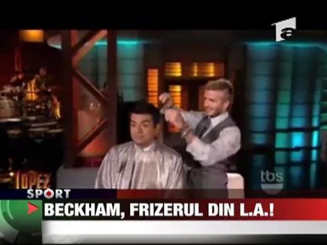 Beckham, frizerul din L.A.!