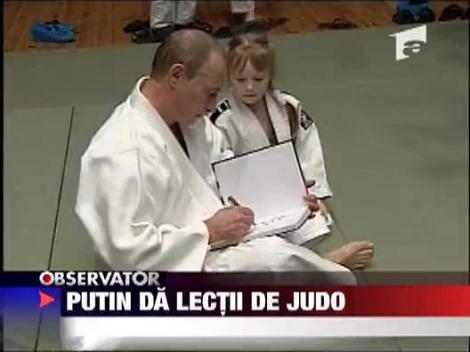 Putin da lectii de judo