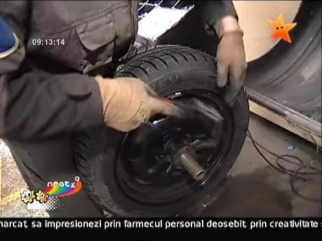 Materian Duta, la cauciucuri de iarna