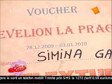 Simina Gagu, castigatoarea revelionului la Praga