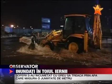 Inundatii in toiul iernii