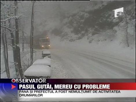 Pasul Gutai, mereu cu probleme