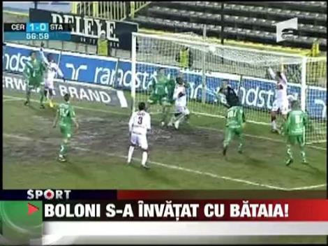Boloni s-a invatat cu bataia!
