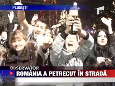 Romania a petrecut in strada