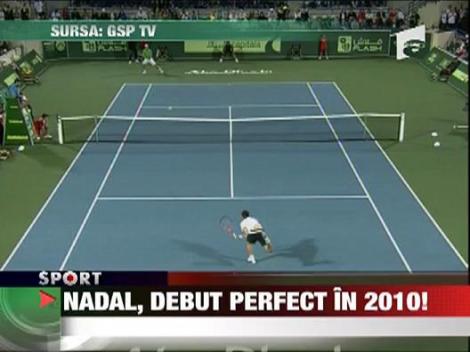 Nadal, debut perfect in 2010