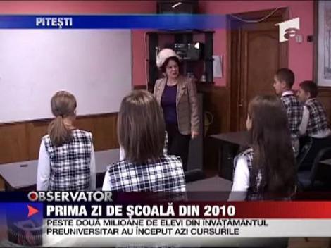 Prima zi de scoala din 2010