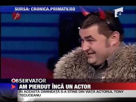 Am pierdut inca un actor