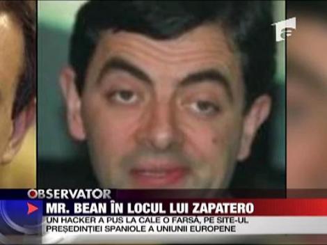 Mr. Bean in locul lui Zapatero