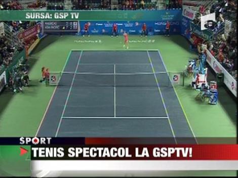 Tenis spectacol la GSPTV