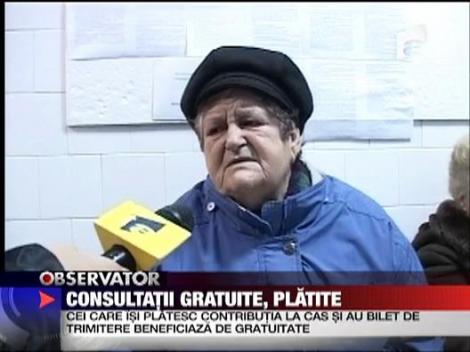 Consultatii gratuite, platite