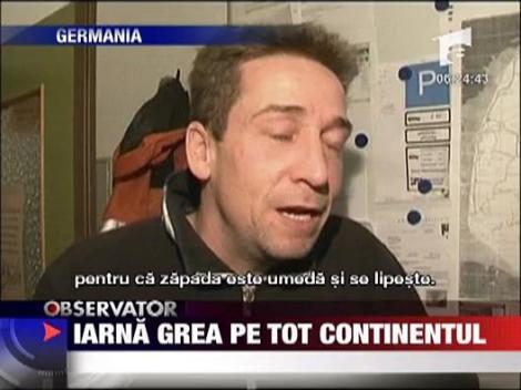 Iarna grea pe tot continentul