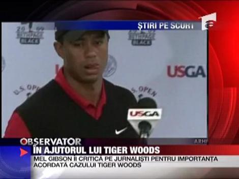 Mel Gibson, in ajutorul lui Woods