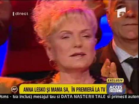 Anna Lesko si mama in premiera la Tv - partea a doua