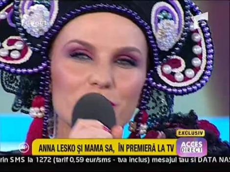 Anna Lesko si mama in premiera la Tv