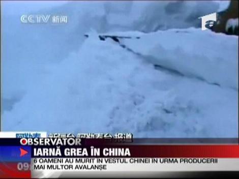 Iarna grea in China