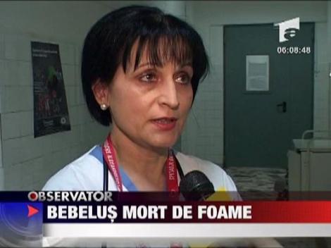 Bebelus mort de foame