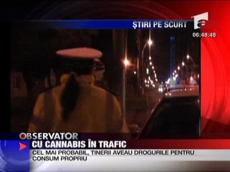 Cu cannabis in trafic