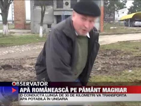 Romania exporta apa in Ungaria