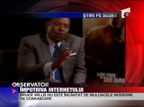 Bruce Willis, impotriva internetului