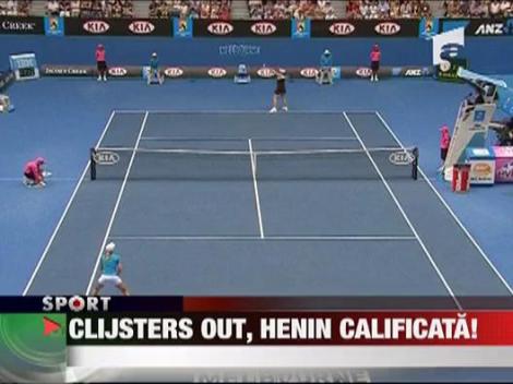 Clijsters a fost eliminata de la Australian Open
