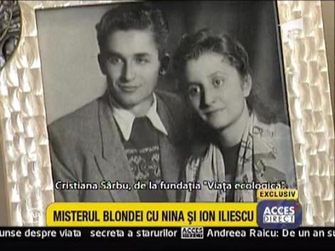 Misterul blondei cu Nina şi Ion Iliescu