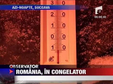 Romania, in congelator