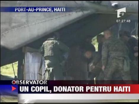 Un copil, cu suflet mare