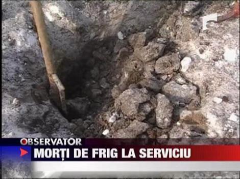 Morti de frig la serviciu