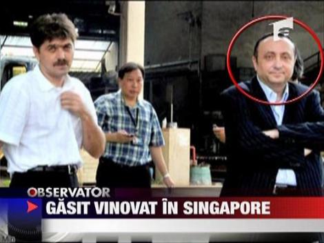 Diplomat roman gasit vinovat in Singapore