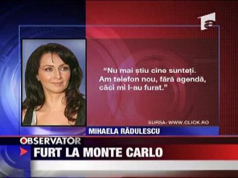 Mihalei Radulescu a ramas fara telefon mobil la Monte Carlo