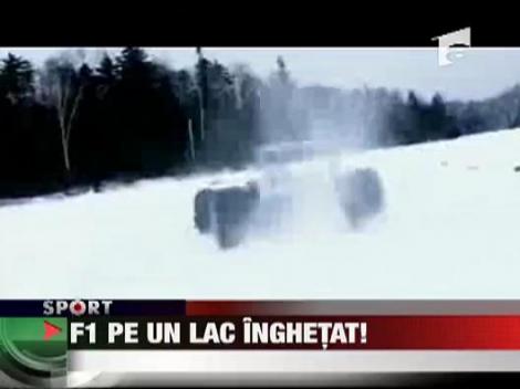 Formula 1 pe un lac inghetat