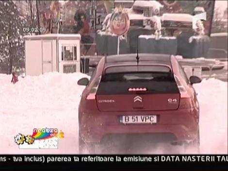 Drive test pentru deraparea in zapada