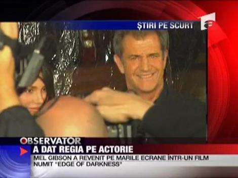 Mel Gibson revine la actorie