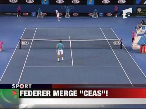 Federer merge "ceas"