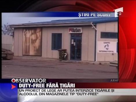 Duty-free fara tigari si alcool