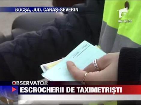 Escrocherii de taximetristi