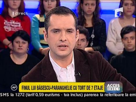 Finul lui Basescu - paranghelie cu tort de 7 etaje