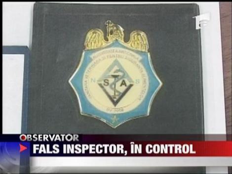 Inspectorul fals, in control