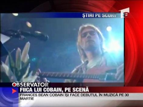 Fiica lui Cobain, fostul solist Nirvana, pe urmele tatalui sau